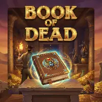 Book of Dead slot game image at Monster Casino for players in the United Kingdom